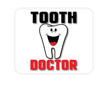 DistinctInk Custom Foam Rubber Mouse Pad - 1/4" Thick - Tooth Doctor Dentist