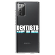 DistinctInk® Clear Shockproof Hybrid Case for Apple iPhone / Samsung Galaxy / Google Pixel - Dentists Know the Drill