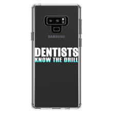 DistinctInk® Clear Shockproof Hybrid Case for Apple iPhone / Samsung Galaxy / Google Pixel - Dentists Know the Drill