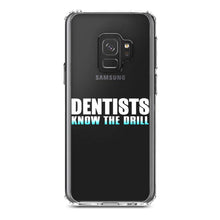 DistinctInk® Clear Shockproof Hybrid Case for Apple iPhone / Samsung Galaxy / Google Pixel - Dentists Know the Drill