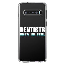DistinctInk® Clear Shockproof Hybrid Case for Apple iPhone / Samsung Galaxy / Google Pixel - Dentists Know the Drill