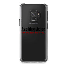 DistinctInk® Clear Shockproof Hybrid Case for Apple iPhone / Samsung Galaxy / Google Pixel - Aspiring Actor - Got Any Part Time Gigs?