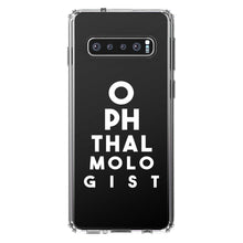 DistinctInk® Clear Shockproof Hybrid Case for Apple iPhone / Samsung Galaxy / Google Pixel - Ophthalmologist Eye Chart