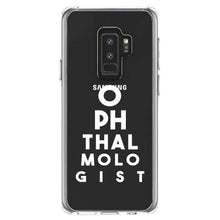 DistinctInk® Clear Shockproof Hybrid Case for Apple iPhone / Samsung Galaxy / Google Pixel - Ophthalmologist Eye Chart