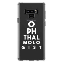 DistinctInk® Clear Shockproof Hybrid Case for Apple iPhone / Samsung Galaxy / Google Pixel - Ophthalmologist Eye Chart