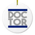 DOCTOR Word Art Ceramic Ornament