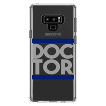 DistinctInk® Clear Shockproof Hybrid Case for Apple iPhone / Samsung Galaxy / Google Pixel - DOCTOR Word Art