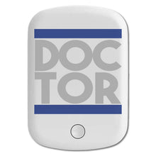 DistinctInk Magnetic Battery Pack, Wireless Portable Charger with USB-C Cable, Compatible with MagSafe iPhone 14 / 13 / 12 Series - DOCTOR Word Art