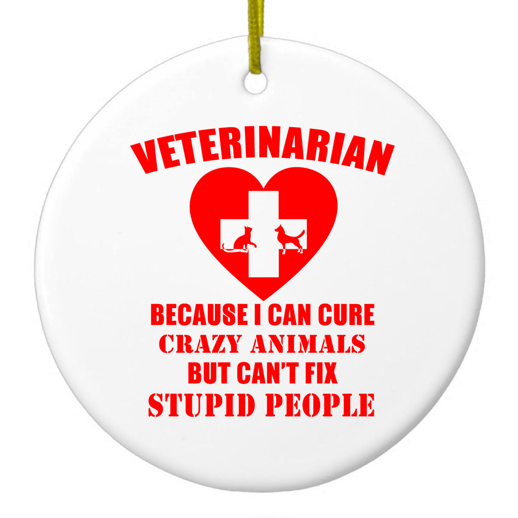 Vets Cure Crazy Animals But Can't Fix Stupid Ceramic Ornament