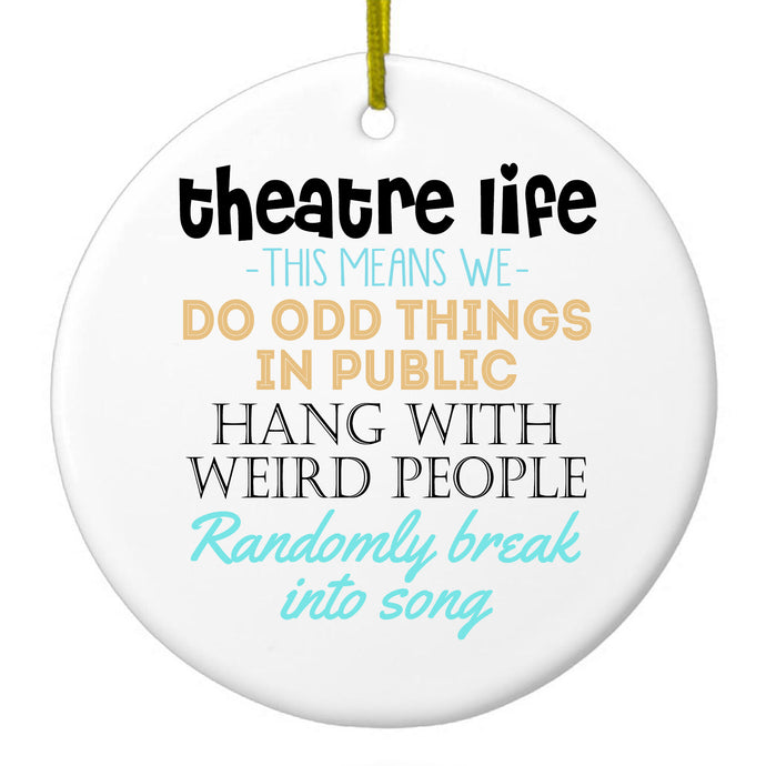 Odd Things in Public Ceramic Ornament