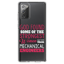DistinctInk® Clear Shockproof Hybrid Case for Apple iPhone / Samsung Galaxy / Google Pixel - Strongest Women are Mechanical Engineers