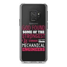 DistinctInk® Clear Shockproof Hybrid Case for Apple iPhone / Samsung Galaxy / Google Pixel - Strongest Women are Mechanical Engineers