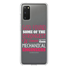 DistinctInk® Clear Shockproof Hybrid Case for Apple iPhone / Samsung Galaxy / Google Pixel - Strongest Women are Mechanical Engineers