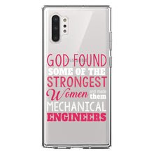DistinctInk® Clear Shockproof Hybrid Case for Apple iPhone / Samsung Galaxy / Google Pixel - Strongest Women are Mechanical Engineers