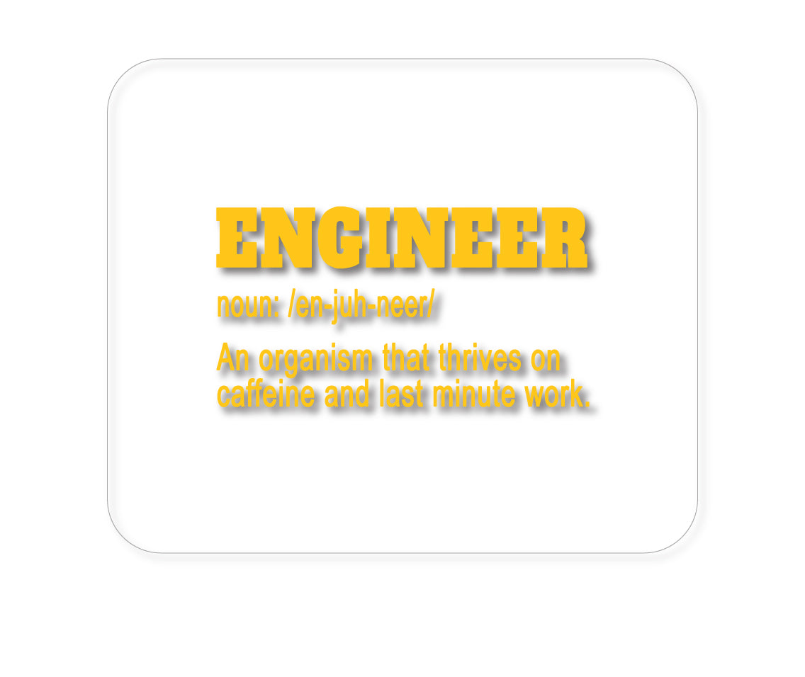 DistinctInk Custom Foam Rubber Mouse Pad - 1/4