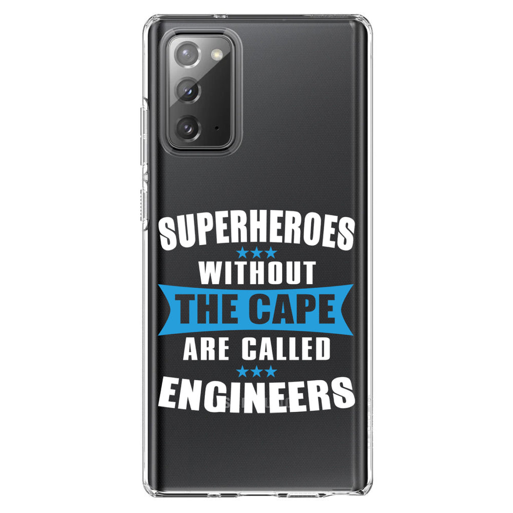 Superheroes Without Cape are Engineers Clear Shockproof iPhone Case, view 8