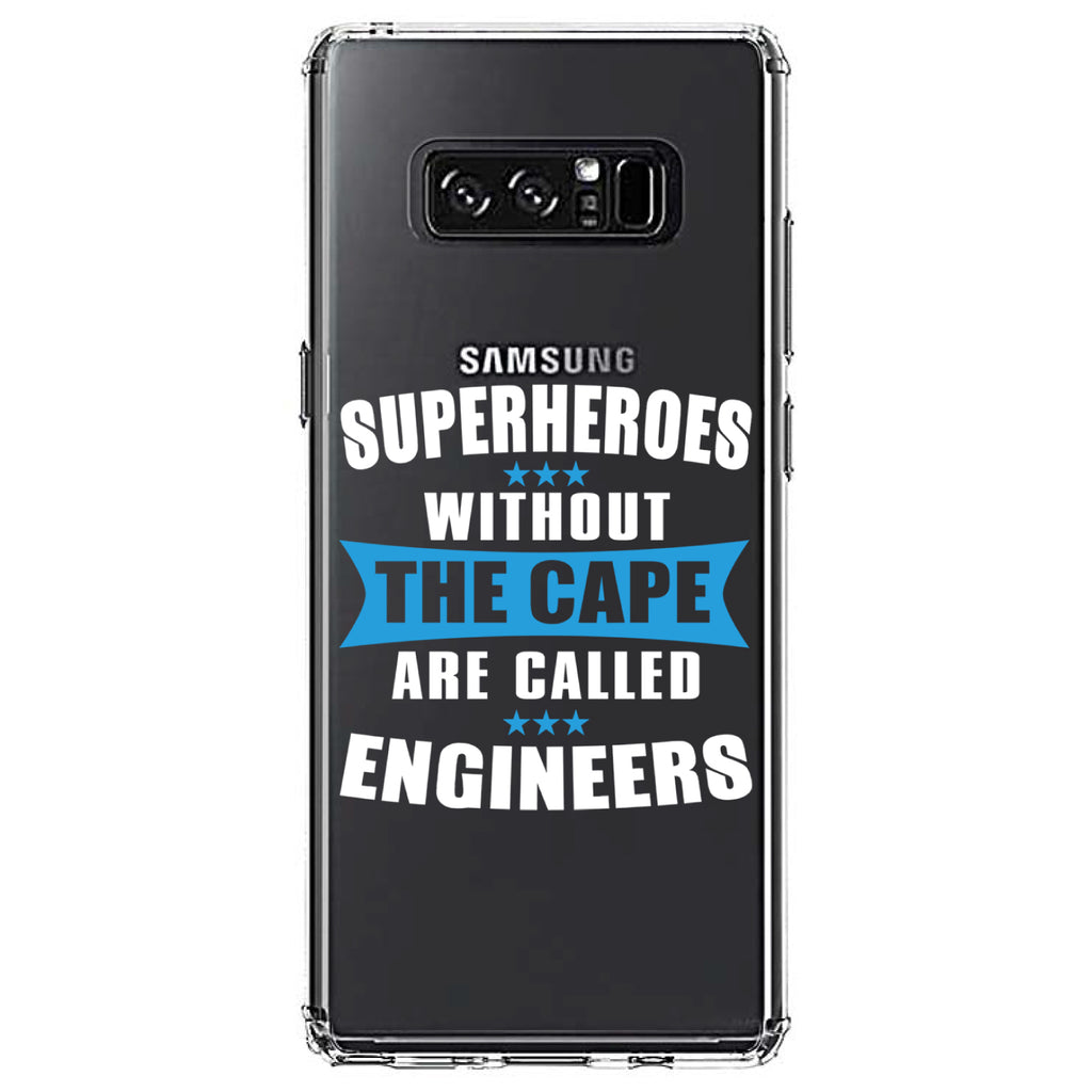 Superheroes Without Cape are Engineers Clear Shockproof iPhone Case, view 12