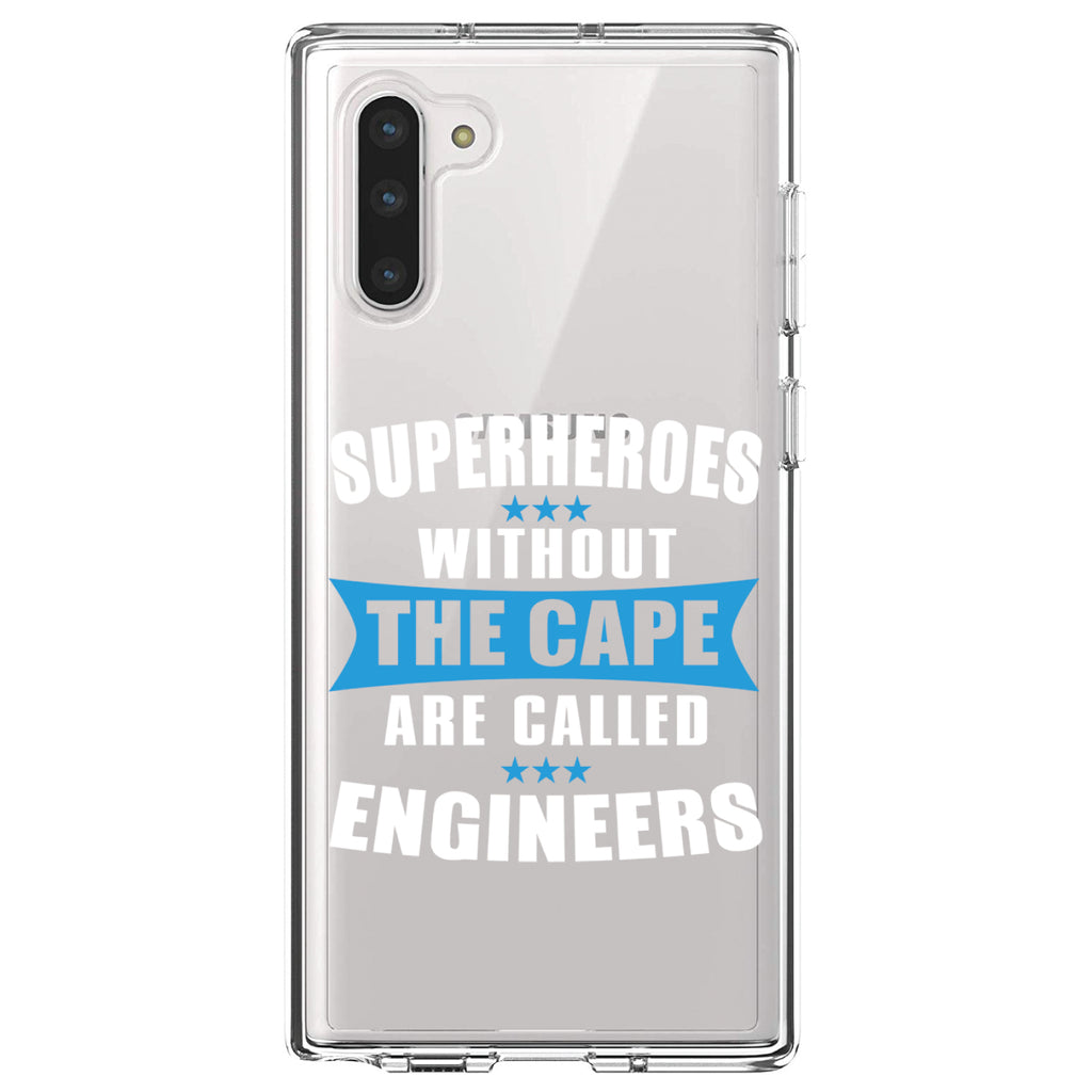 Superheroes Without Cape are Engineers Clear Shockproof iPhone Case, view 9
