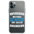Superheroes Without Cape are Engineers Clear Shockproof iPhone Case