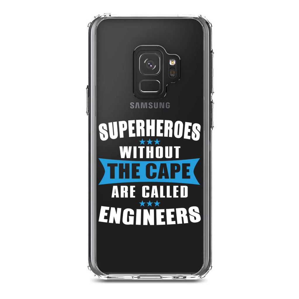 Superheroes Without Cape are Engineers Clear Shockproof iPhone Case, view 19