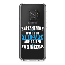 DistinctInk® Clear Shockproof Hybrid Case for Apple iPhone / Samsung Galaxy / Google Pixel - Superheroes Without Cape are Engineers
