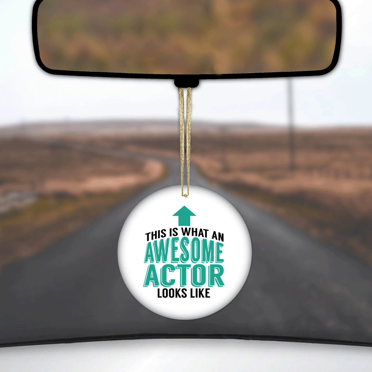 This Is What An Awesome Actor Looks Like Ceramic Ornament, view 3