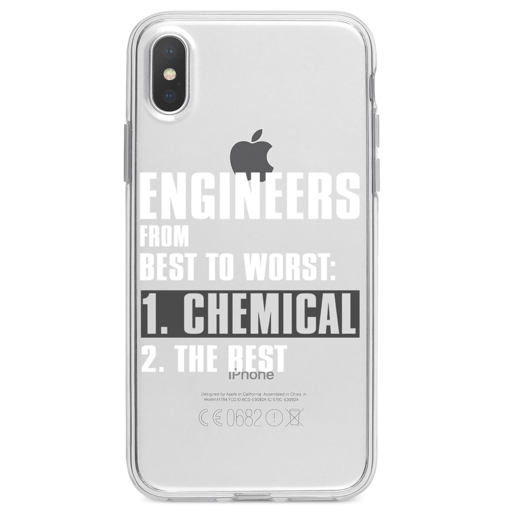 Chemical Engineers are the Best Clear Shockproof iPhone Case, view 3