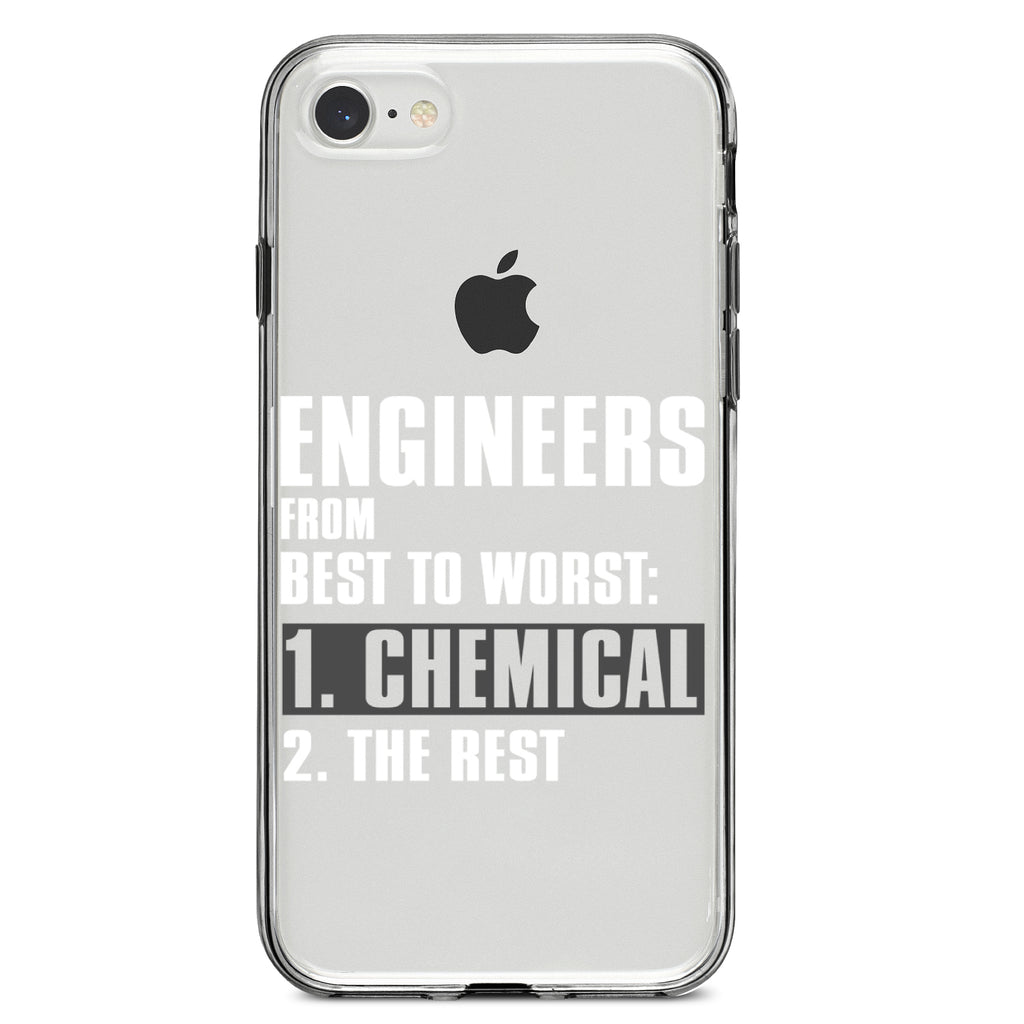 Chemical Engineers are the Best Clear Shockproof iPhone Case, view 5
