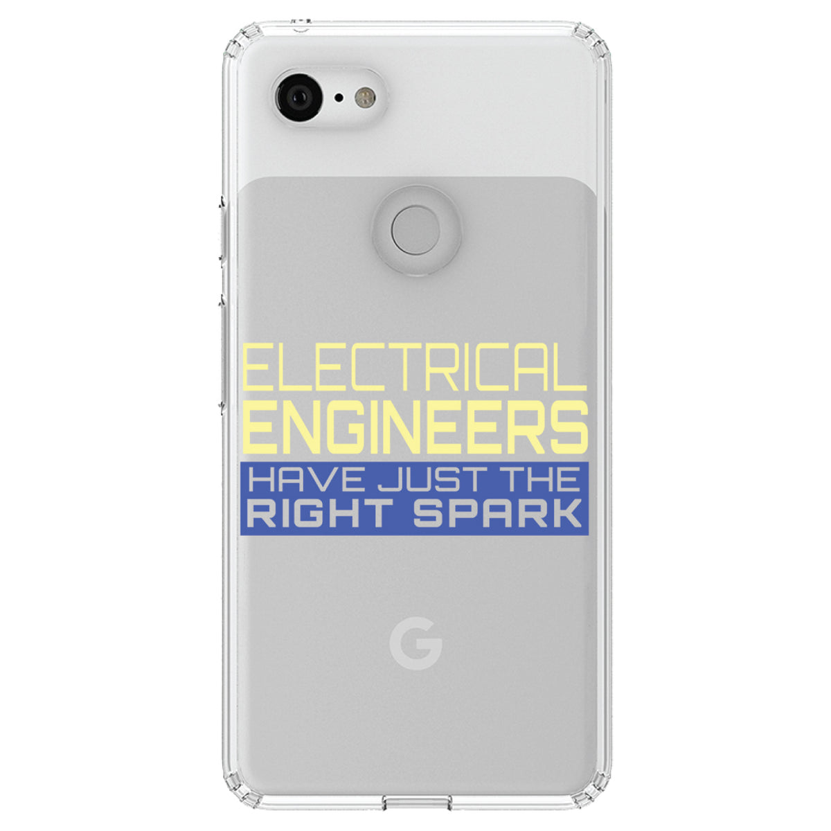 Electrical Engineers Have the Right Spark Clear Shockproof iPhone Case, view 22