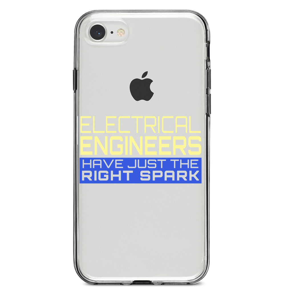 Electrical Engineers Have the Right Spark Clear Shockproof iPhone Case, view 5