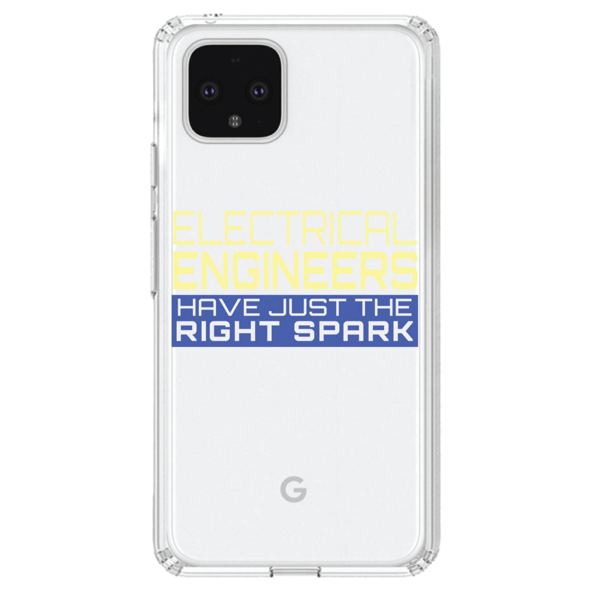 Electrical Engineers Have the Right Spark Clear Shockproof iPhone Case, view 24