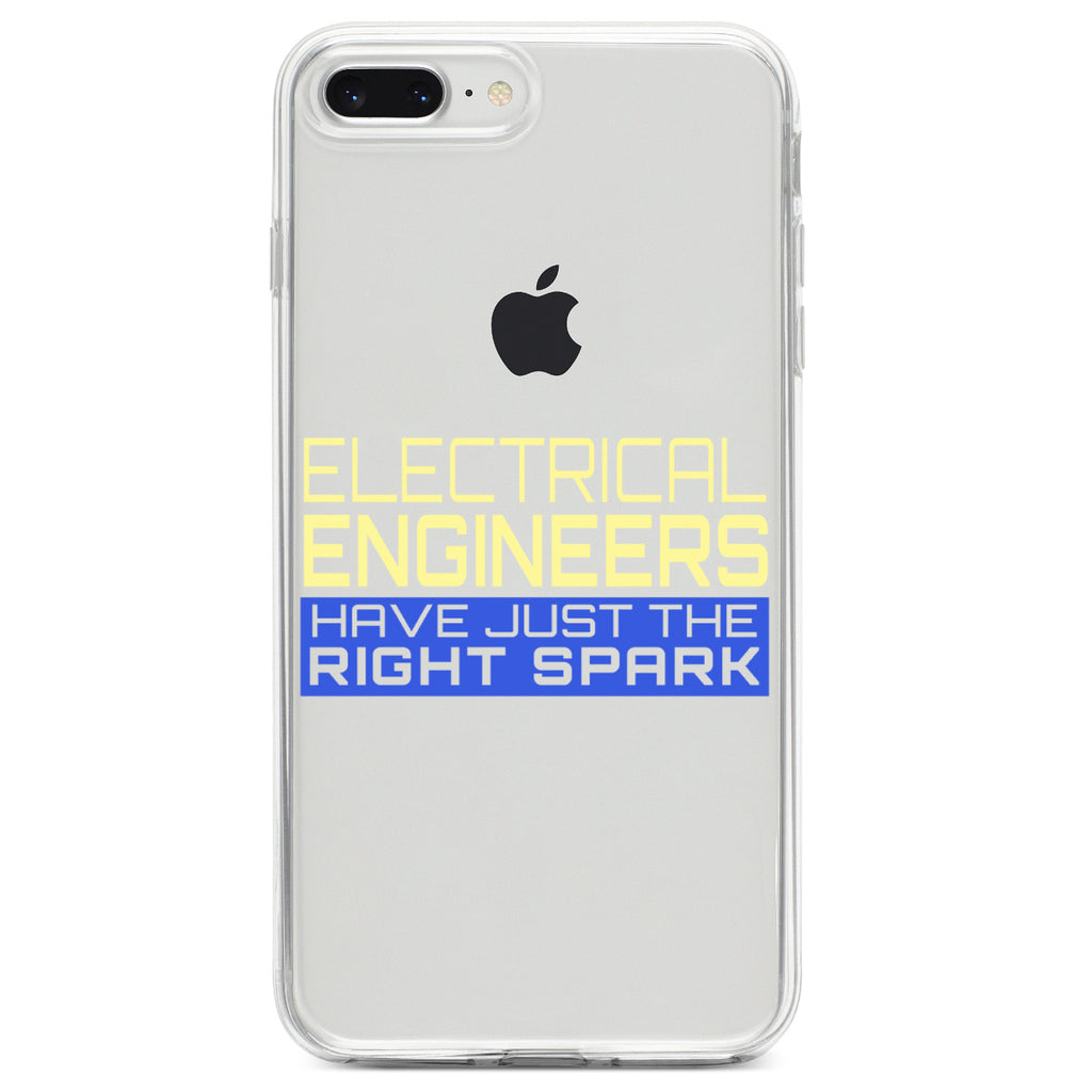 Electrical Engineers Have the Right Spark Clear Shockproof iPhone Case, view 6