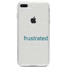 DistinctInk® Clear Shockproof Hybrid Case for Apple iPhone / Samsung Galaxy / Google Pixel - I am (just) {a frustrated software engineer;}