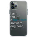 I am (just) {a frustrated software engineer;} Clear Shockproof iPhone Case