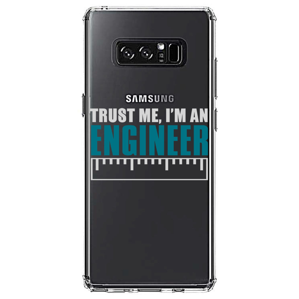 Trust Me I'm an Engineer Clear Shockproof iPhone Case, view 12