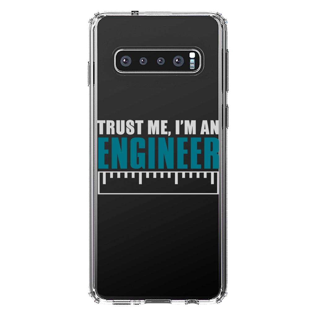 Trust Me I'm an Engineer Clear Shockproof iPhone Case, view 17