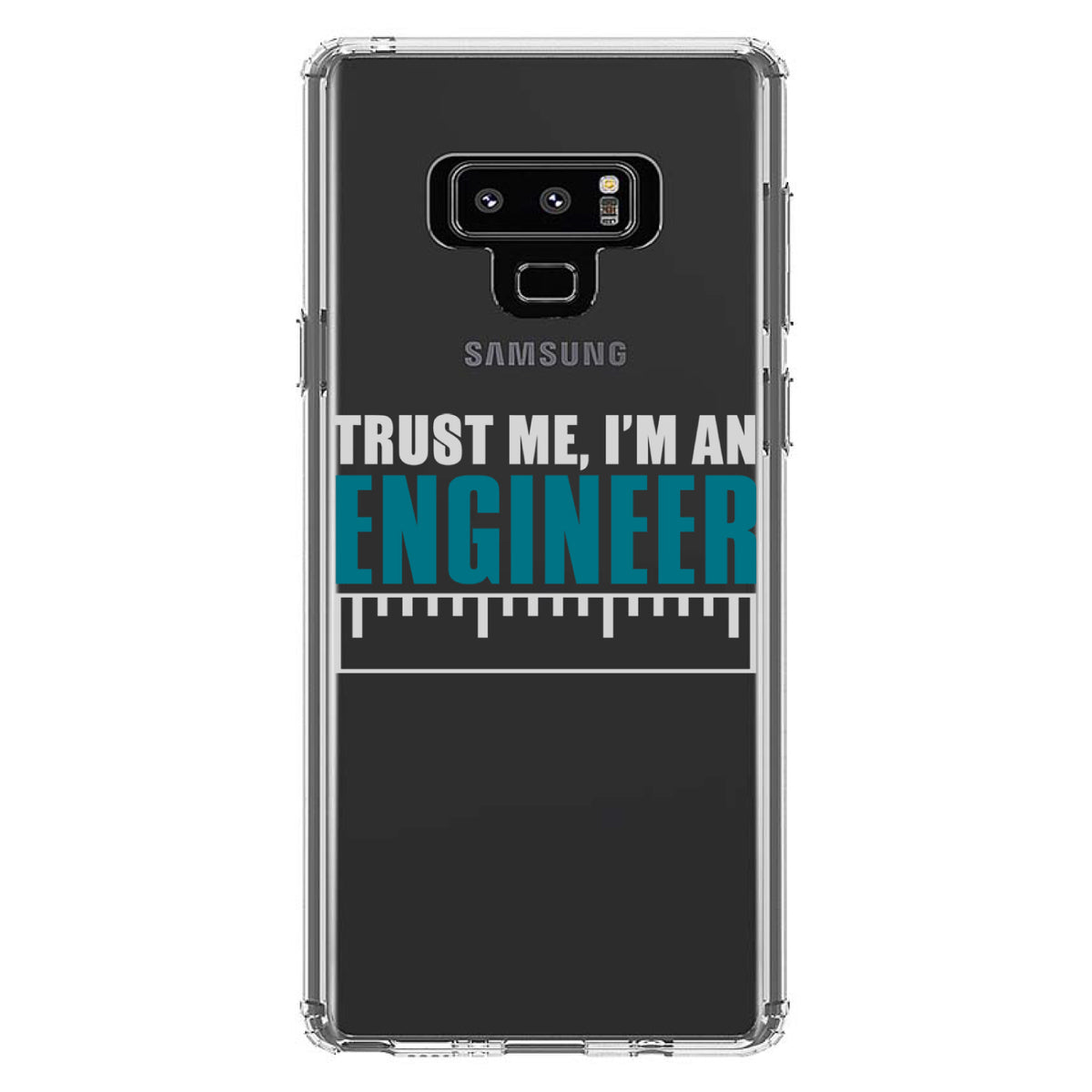 Trust Me I'm an Engineer Clear Shockproof iPhone Case, view 11