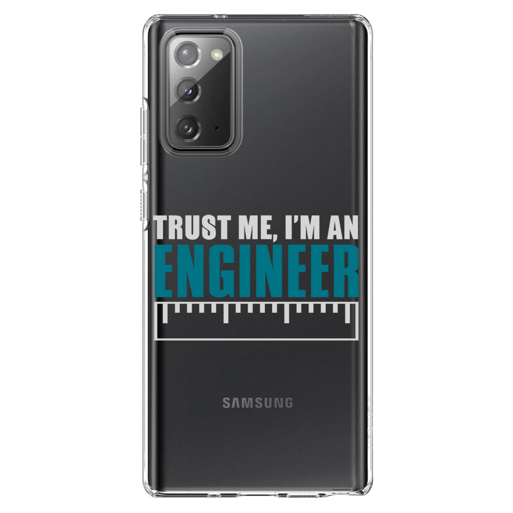 Trust Me I'm an Engineer Clear Shockproof iPhone Case, view 7