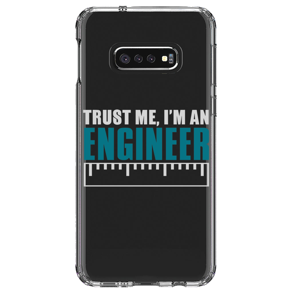 Trust Me I'm an Engineer Clear Shockproof iPhone Case, view 18