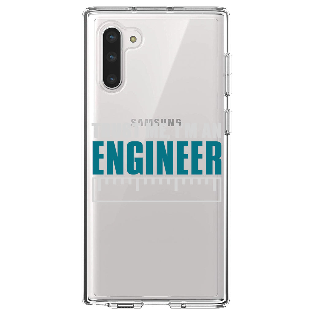 Trust Me I'm an Engineer Clear Shockproof iPhone Case, view 9