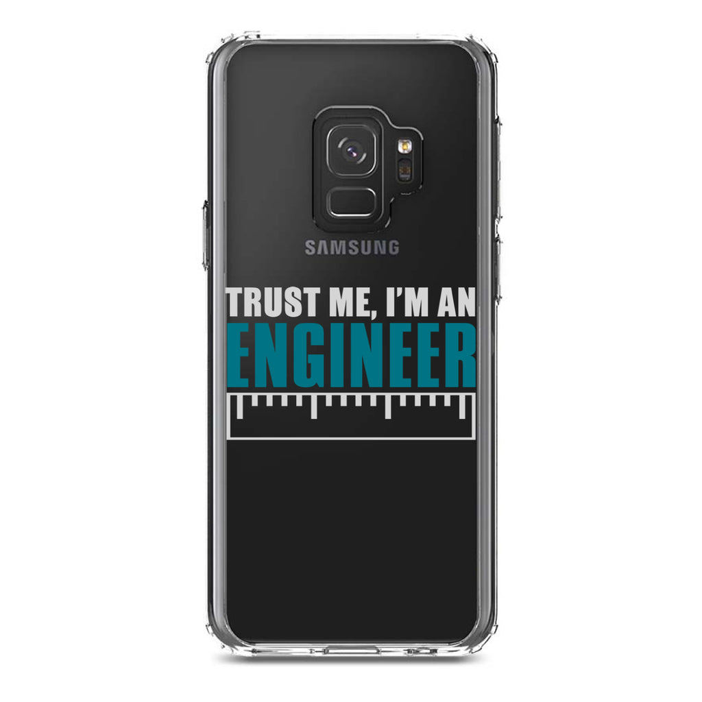 Trust Me I'm an Engineer Clear Shockproof iPhone Case, view 19
