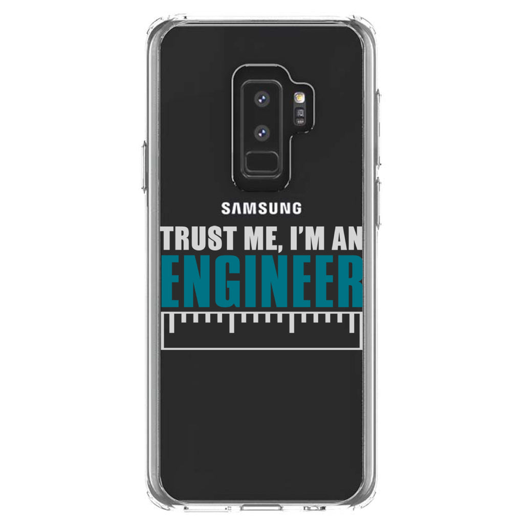 Trust Me I'm an Engineer Clear Shockproof iPhone Case, view 20