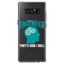 DistinctInk® Clear Shockproof Hybrid Case for Apple iPhone / Samsung Galaxy / Google Pixel - Engineer That's How I Roll