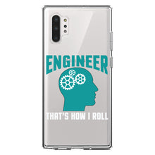 DistinctInk® Clear Shockproof Hybrid Case for Apple iPhone / Samsung Galaxy / Google Pixel - Engineer That's How I Roll