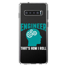 DistinctInk® Clear Shockproof Hybrid Case for Apple iPhone / Samsung Galaxy / Google Pixel - Engineer That's How I Roll