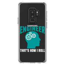 DistinctInk® Clear Shockproof Hybrid Case for Apple iPhone / Samsung Galaxy / Google Pixel - Engineer That's How I Roll
