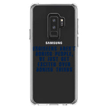 DistinctInk® Clear Shockproof Hybrid Case for Apple iPhone / Samsung Galaxy / Google Pixel - Engineers Aren't Boring Excited Over Boring Things