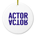 Actor (Reflection) Ceramic Ornament