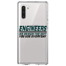 DistinctInk® Clear Shockproof Hybrid Case for Apple iPhone / Samsung Galaxy / Google Pixel - Engineers Design What You Use Everyday