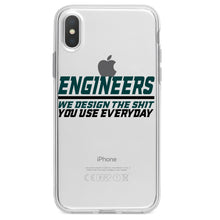 DistinctInk® Clear Shockproof Hybrid Case for Apple iPhone / Samsung Galaxy / Google Pixel - Engineers Design What You Use Everyday